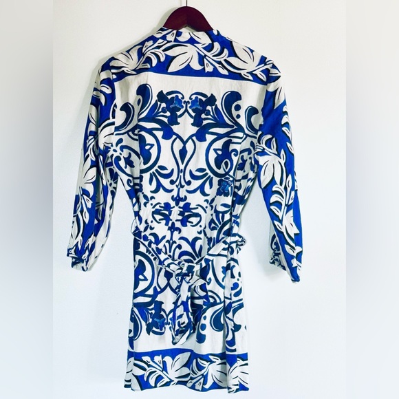 Zara Linen Style Shirt Dress - Picture 5 of 7